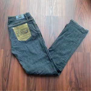 Coogi Jeans Denim Embroidered Gold Pocket Jeans Womens Size 11/12